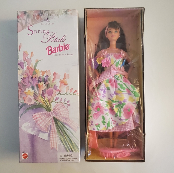 1996 Barbie Spring Petals AVON Special Edition Doll In BOX - Picture 1 of 6